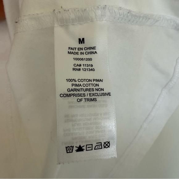 Dynamite Melrose Cotton Baby White Tee - Picture 5 of 6